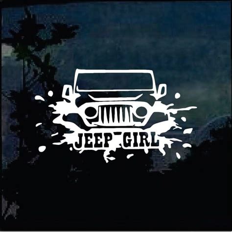 Jeep Girl A4 Jeep – Jeep Wrangler Decals | Custom Made In the USA | Fast Shipping | Jeep decals ...