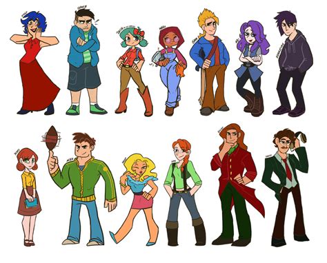 Stardew Valley Bachelors by YLvanYLAN | Stardew valley, Stardew valley fanart, Stardew valley ...