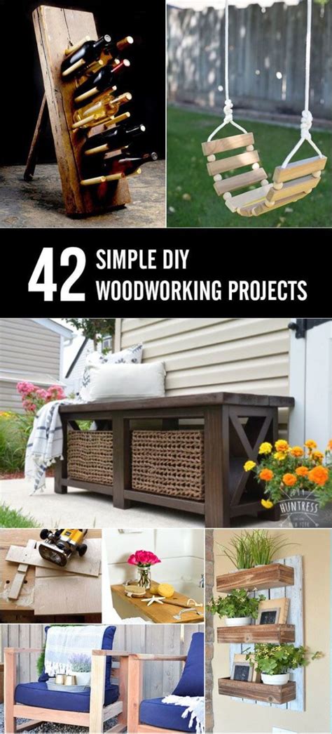 42 Simple Woodworking Projects For Beginners – Woodworking Toolkit