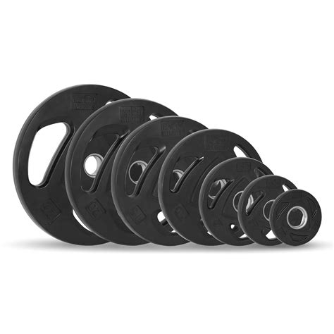 Rubber Weight Plates With Tri-Grip Handles | Factory Weights