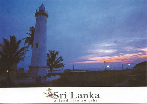 MY POSTCARD-PAGE: SRI LANKA ~ Galle Lighthouse - UNESCO