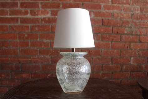 French Glass Table Lamp by Daum, 1950s For Sale at 1stDibs