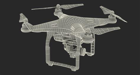 3d dji phantom 3 professional model