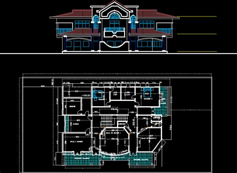 Engineering et Architecture: Conception d'une villa en DWG