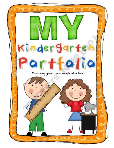 My Kindergarten Portfolio | School and classroom stuff | Pinterest