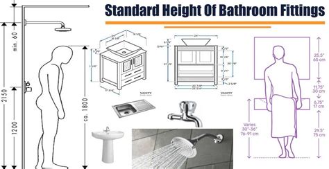 Standard Height Of Bathroom Fittings | Bathroom sink light, Bathroom ...