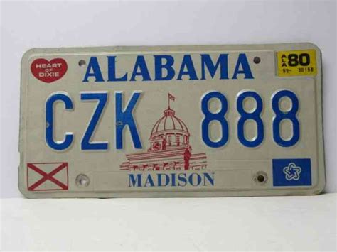 Alabama Thin Blue Line Sheriff License Plate