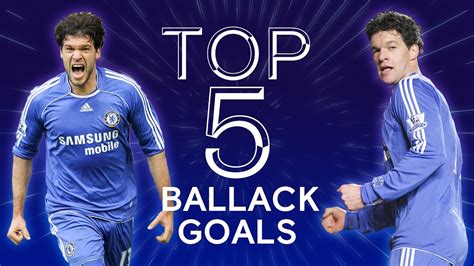 Michael Ballack's 5 Best Chelsea Goals | Chelsea Tops - YouTube