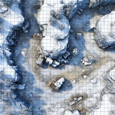 Winter Trail Battle Map Dnd Battle Map D&D Battlemap - Etsy Israel