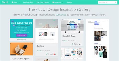 10 places to find Flat UI Design Inspiration - Super Dev Resources