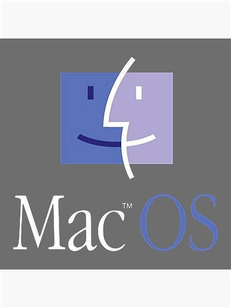 "Mac OS Logo Design" Poster for Sale by yafran | Redbubble