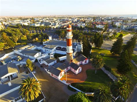 News from Southern Africa & Namibia: Namibia: historical lighthouse in Swakopmund aerial photos ...