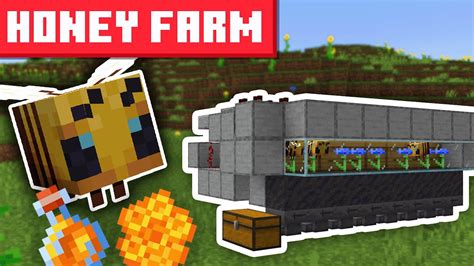 Minecraft Honey Farm 1.21 - BEST DESIGN - YouTube