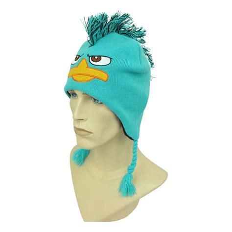 Disney Perry The Platypus Phineas And Ferb Character Mohawk Beanie ...