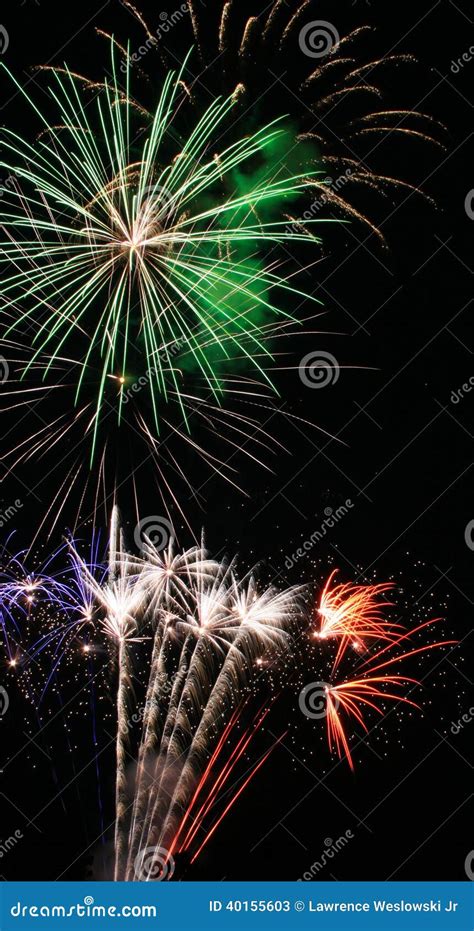 Fireworks - Colorful Celebration of Light Stock Image - Image of ...