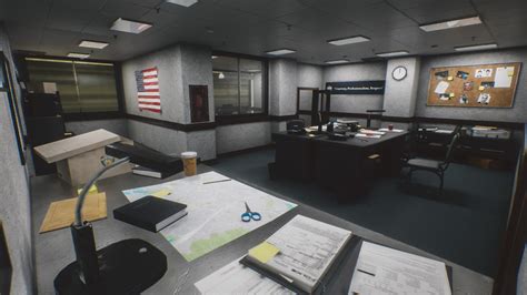 Police Station and Interrogation Room Pack (Modular) in Environments - UE Marketplace