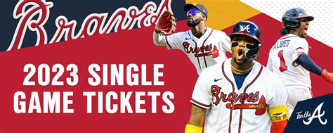 Braves Single Game Tickets | Atlanta Braves