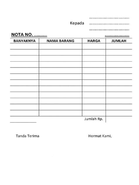 Nota Pembelian | PDF