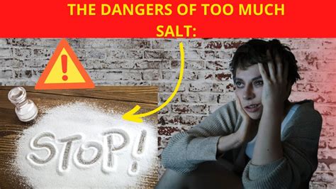 "The dangers of excessive salt use: Discover 7 symptoms and how to avoid them!" -health hack ...