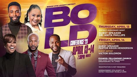 BOLD Conference 2023, Evangel Fellowship Word Ministries, Greensboro ...