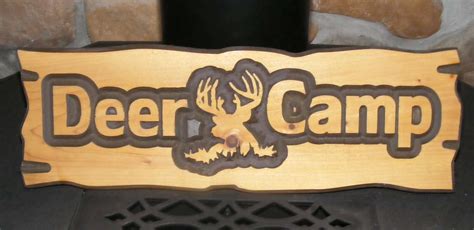 Deer Camp Sign : SignTorch, DXF SVG CNC Plasma Router Laser Art