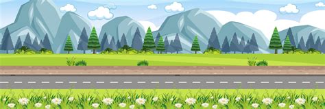 Nature Road Vector Art, Icons, and Graphics for Free Download