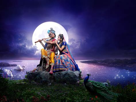 Radha Krishna Serial Full Screen Hd Wallpaper - All About Logan