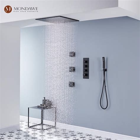 Flush Ceiling Mount Rain Shower Head | Shelly Lighting