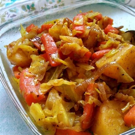 Atakilt Wat | Ethiopian Cabbage Carrot Potatoes - Spoons Of Flavor