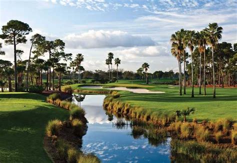 PGA National Estates Golf Course in West Palm Beach, Florida, USA ...