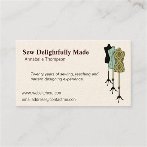 Sewing Business Card | Zazzle.com