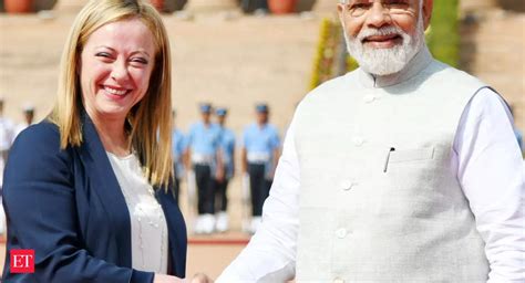 Giorgia Meloni: Italian Prime Minister Giorgia Meloni and PM Modi joint ...