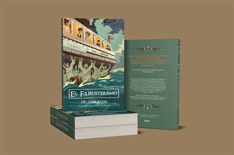 Collection of Redesigned El Filibusterismo Book Covers on Behance