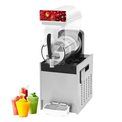 GorillaRock Commercial Slushy Maker | 1-tank Slush Machine | 15 L | Frozen Drinks Maker ...