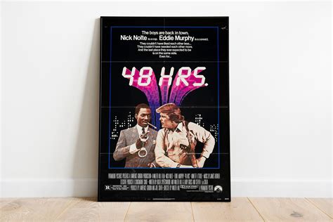 48 Hours - Movie Poster Art Print in 2022 | Posters art prints, Pop art ...