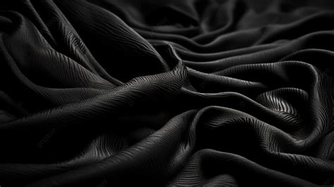 Black Fabric Texture Rendered In 3d Background, 3d Wallpaper ...