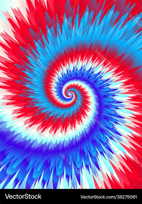 Abstract red and blue tie dye background Vector Image