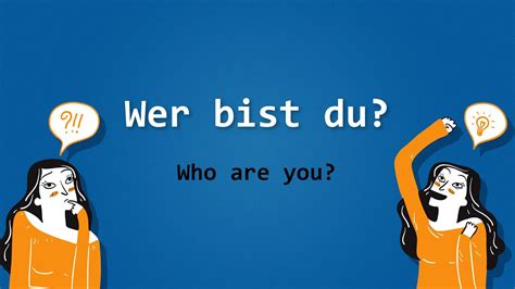 German vocabulary practice for beginners A1.1 - Lesson 1.3 - Wer bist du? (Who are you?) - YouTube