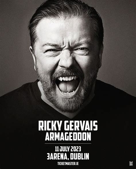 Ricky Gervais Brings Armageddon To Dublin