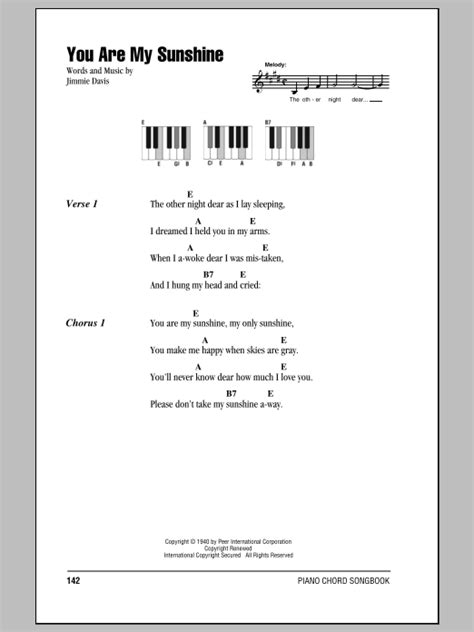 You Are My Sunshine | Sheet Music Direct