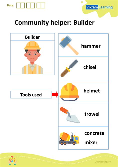 Download community helper: builder worksheets | vikramlearning.com