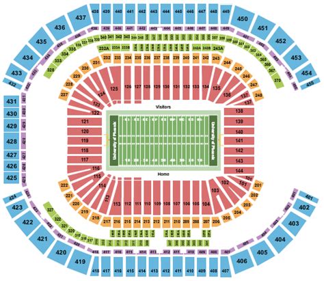 University Of Phoenix Stadium Parking Lot Seating Chart | University Of ...