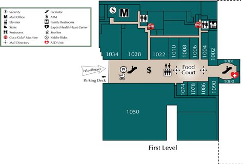 Directory Parks Mall Map