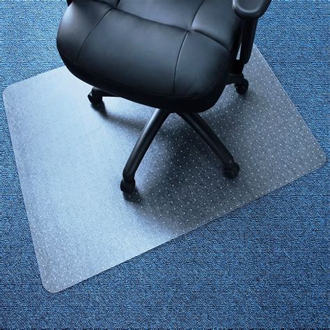 Topcobe Hard Floor Mat, Desk Chair Mat PVC Dull Polish Chairmat ...