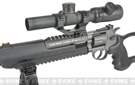 Win Gun M117 CO2 Powered "Herd Wolf" Revolver Carbine (Package: Gun + Bipod and Laser Unit ...