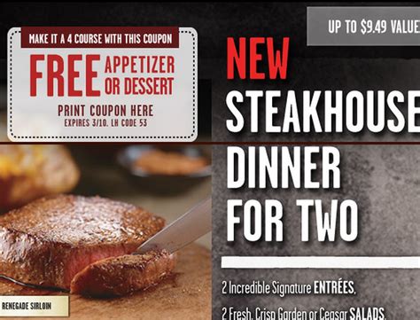 Printable Longhorn Steakhouse Coupons