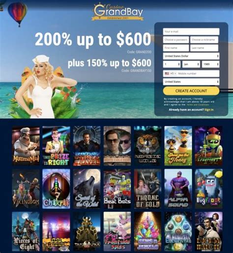 Grand Bay Casino 2025 | Review | No Deposit Bonus Codes