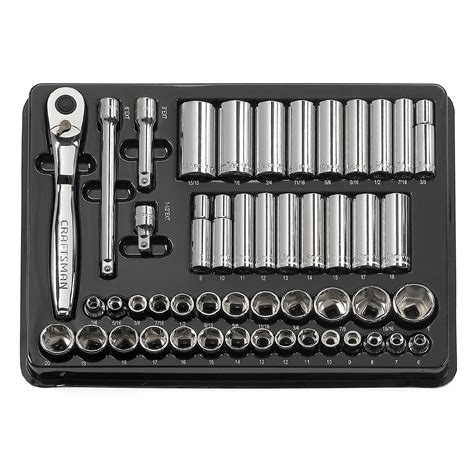 3/8-In. Drive Socket Set: Metric And SAE Socket Essentials from Sears