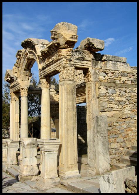 The Temple of Hadrian. Ephesus.