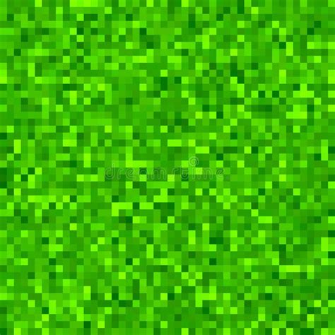 Pixel Grass Texture Background, Green Retro Square Grass Pattern Stock Vector - Illustration of ...